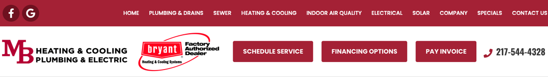 MB Heating & Cooling, Plumbing & Electric
